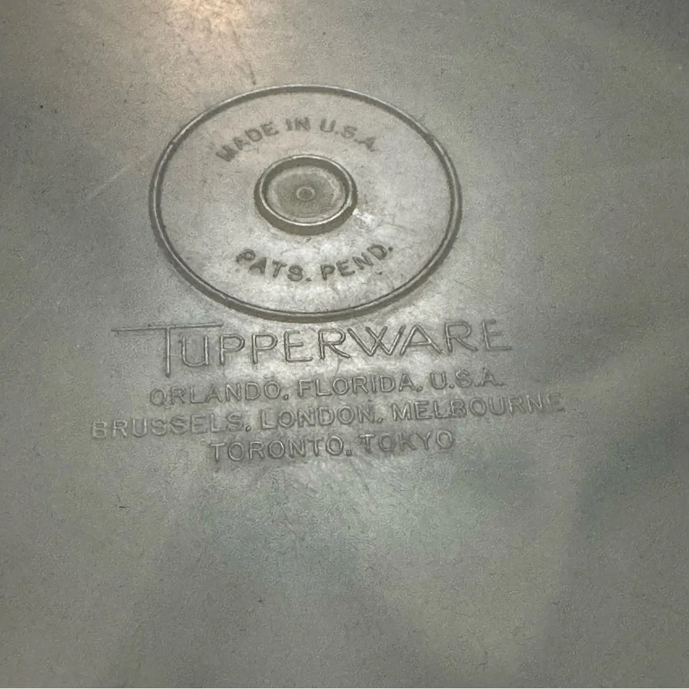 Vintage Tupperware Suzette 3 Section Divided Relish Condiment Tray #608 Complete